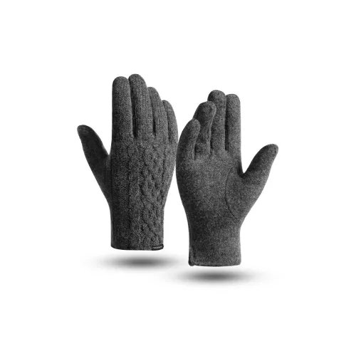 NAME.S Кашемир Вязаные Перчатки Мужские Черные Серые