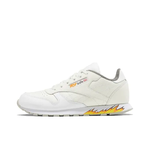 Reebok Classic Leather Детская беговая обувь с низким верхом для школьного возраста