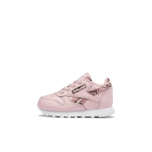 Reebok Classic Leather Low Топ Обувь для малышей Infant и Toddler