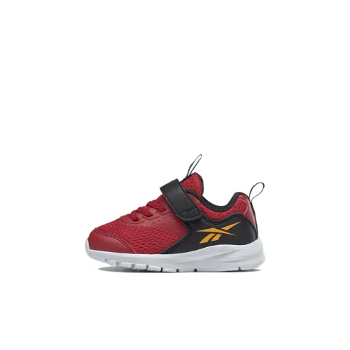 Reebok Runner 4 Rush Low Топ Беговые кроссовки Красный черный Для малышей и детей дошкольного возраста