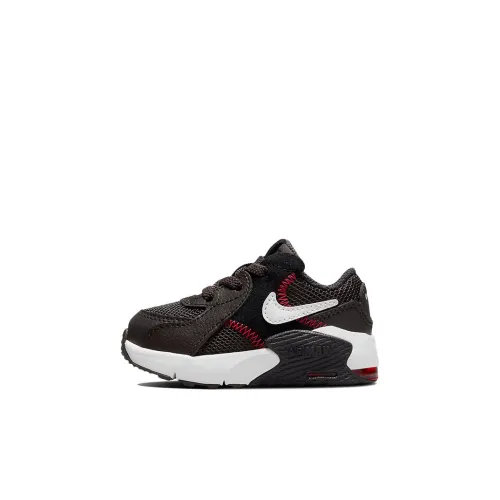 Nike Air Max Excee Low Топ Обувь для малышей Черный белый красный Infant And Toddler