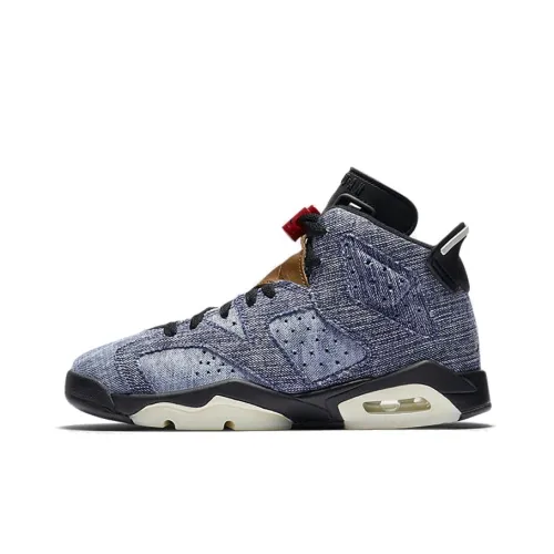 Jordan Air Jordan 6 Детские баскетбольные кроссовки High Топ Унисекс