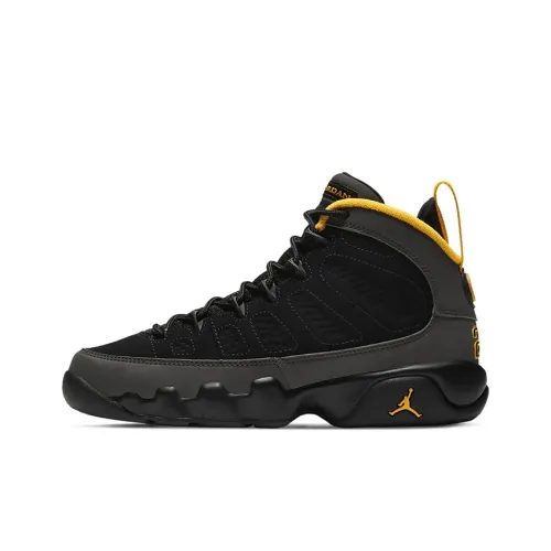 Jordan Air Джордан 9 Университетский Золотой Амортизация Противоскользящий Устойчивый к истиранию Высокий Топ