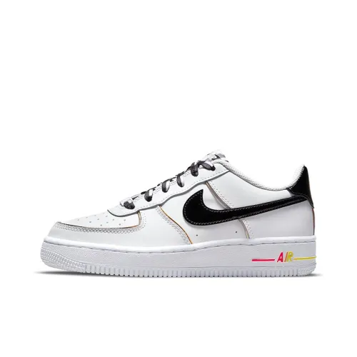 Nike Air FORCE 1 Детские Скейтбординги Низкий Топ Школьный возраст