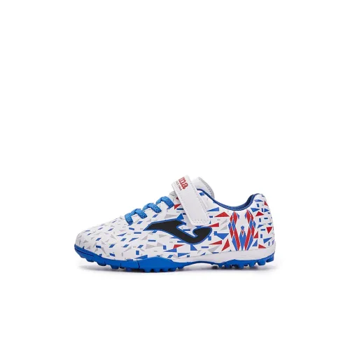 Joma TF Аbrasion Resistant Футбольные бутсы Белый Синий Детские