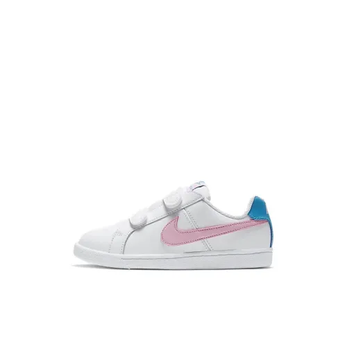 Nike Court Royale Collection Low Топ Кроссовки для скейтбординга Бело-синие розовые для детей 3-7 лет