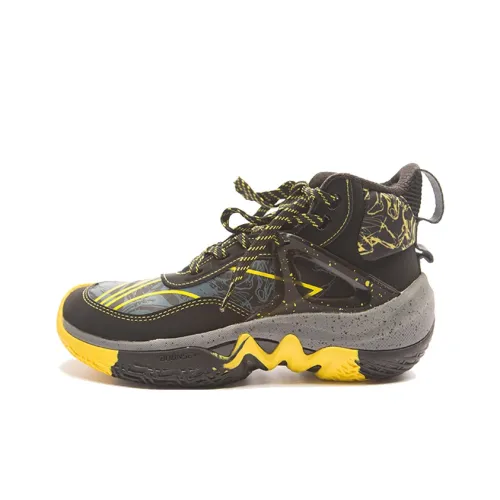 LINING YOUNG Pioneer Team Детские баскетбольные кроссовки MID Топ Школьный возраст