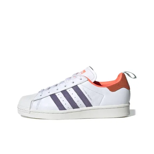 Adidas Originals 50 J Slip Resistant Low Топ Скейтборд Кроссовки Белый пурпурный розовый Подростки
