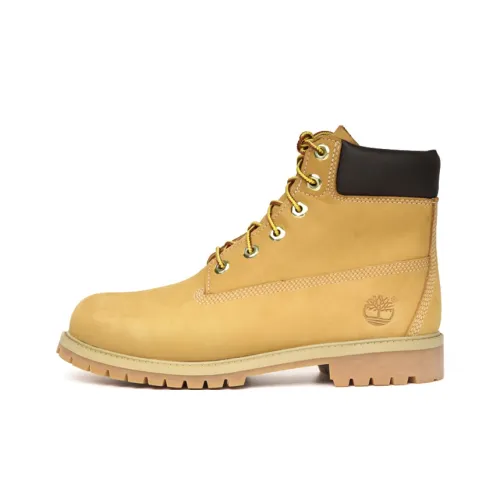 Timberland Премиум Детские кожаные сапоги для школы