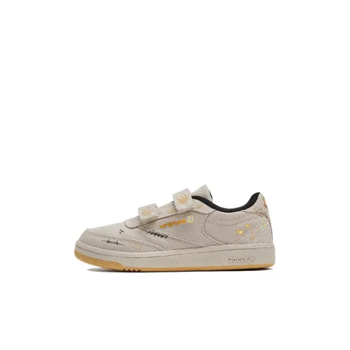 Луни Тюнз x Reebok Club C Series 85 Low Топ Детские Скейтбординги Темно-кофейный для детей 3-7 лет