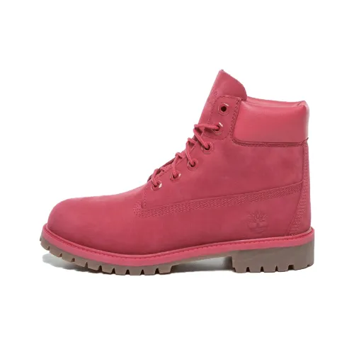Timberland Детские кожаные сапоги для школьного возраста
