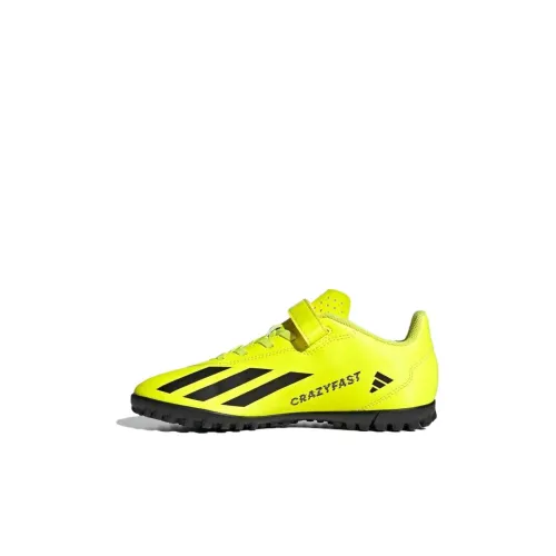 Adidas X Crazyfast Club Детские футбольные бутсы с низким верхом, желтые, Kids