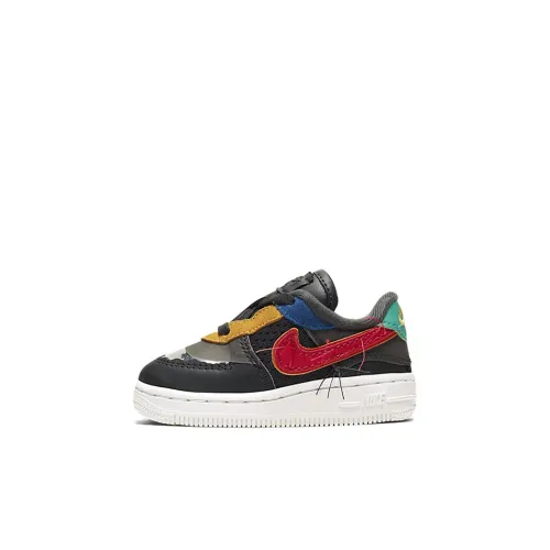 Nike Air Force 1 BHM TD Черный History Месяц Slip Resistant Амортизация Низкие Скейтбординг Кроссовки Черные