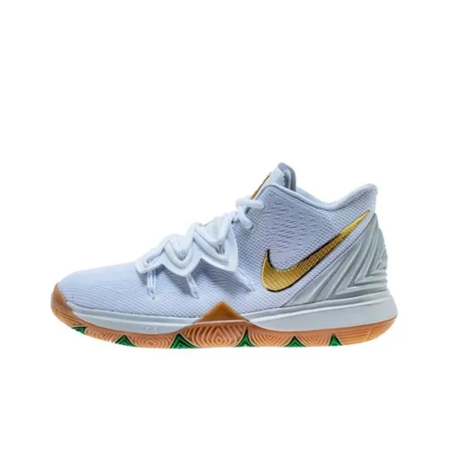 Детская баскетбольная обувь Nike Kyrie 5, модель MID, топ, школьный возраст