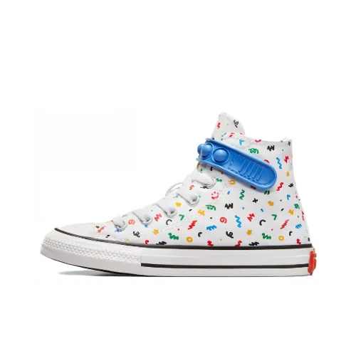 Converse Chuck Taylor All Star Детские кеды High Топ Белый Школьный возраст