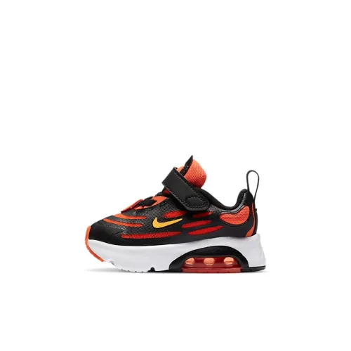 Nike Air Max Exosense Low Топ Обувь для малышей Черный и оранжевый Infant And Toddler