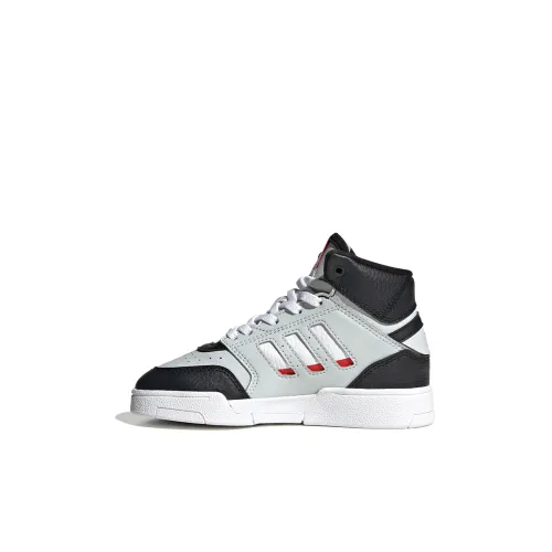 Adidas Originals Drop Step EL J MID Топ Детский Скейтбординг Черный Серый Детский