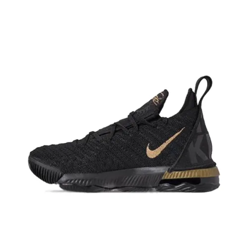 Nike Lebron 16 Slip-resistant Shock Absorbers с свойствами устойчивости к истиранию MID Детские баскетбольные кроссовки