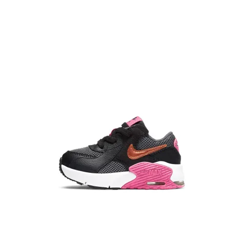 Nike Air Max Excee Low Топ Обувь для малышей Черный Розовый Золотой Infant And Toddler