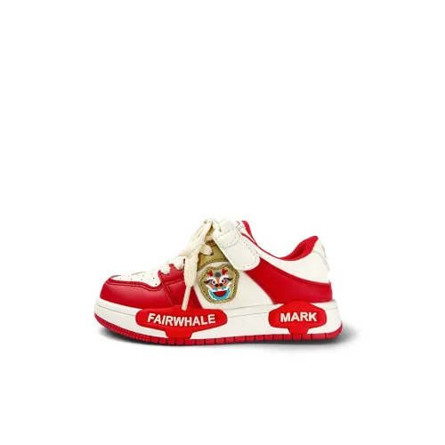 FAIRWHALE Низкий Топ Детские Скейтбординги Китайский Красный Малыш