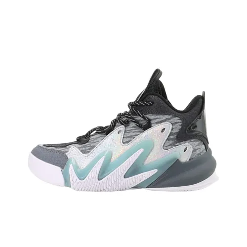 Antakids Berserk 2 MID Топ Баскетбольные кроссовки для игры Серый Синий Подростки