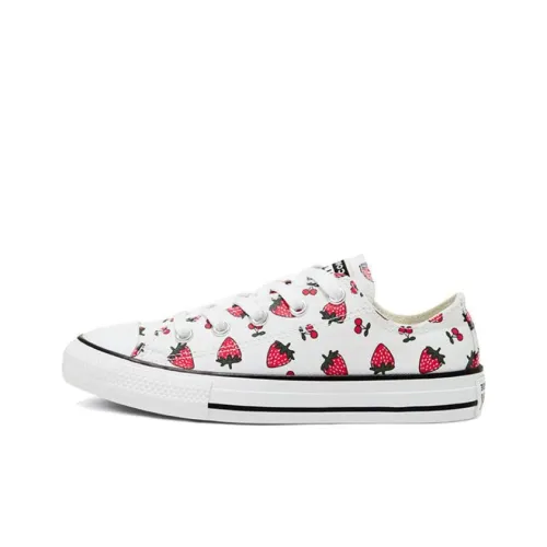 Converse Chuck Taylor Бык Детские кеды Низкий топ Школьный возраст