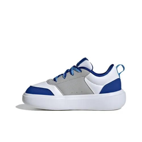 Adidas Park St Anti KICK и устойчивый к истиранию низкий топ для детских скейтбордингов синий белый серый