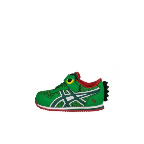 Asics Slip Resistant Abrasion Resistant Дышащий Низкий Топ Обувь для малышей Зеленый Infant And Toddler