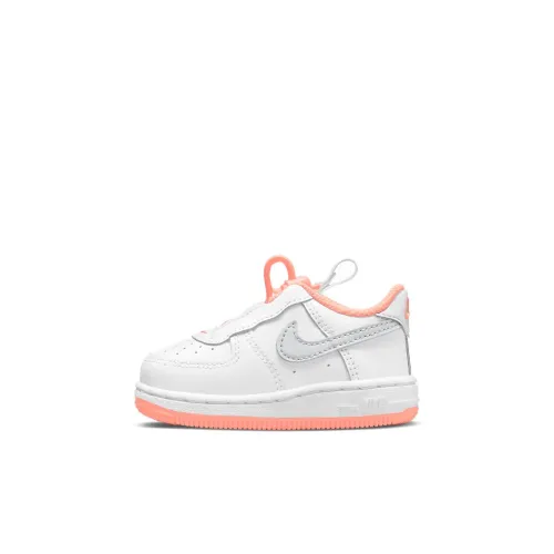 Nike Air Force 1 Low Топ Обувь для малышей Розово-белый Infant And Toddler