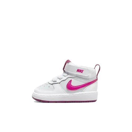 nike Court Borough MID 2 Противоскользящая Устойчивая к истиранию MID Топ Обувь для малышей Младенец и Малыш