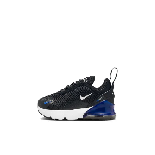 Nike Air Max 270 Low Топ Обувь для малышей Черный Синий Infant Wa Toddler