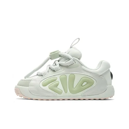 FILA KIDS Оливковая обувь устойчивая к истиранию низкий топ детские скейтбординги светло-зеленый