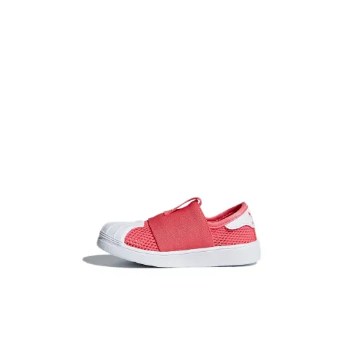 Adidas Originals SUPERSTAR SMR 360 I Дышащий Низкий Топ Обувь для малышей Розовый Белый Infant и Toddler