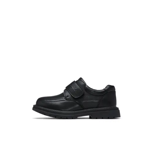 Satchi Низкий Топ Детская Кожа Обувь Черный Малыш