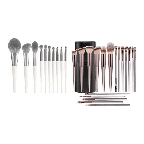 XIBI Тени для век с эффектом маскировки Шампанские кисти для макияжа Мягкий 10 12 шт + 18 шт