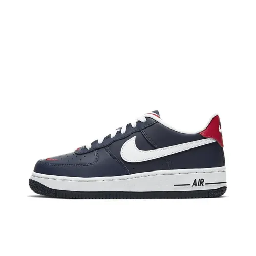 Nike Air FORCE 1 LV8 Low Топ Детские Скейтбординги Обсидиан Подростки