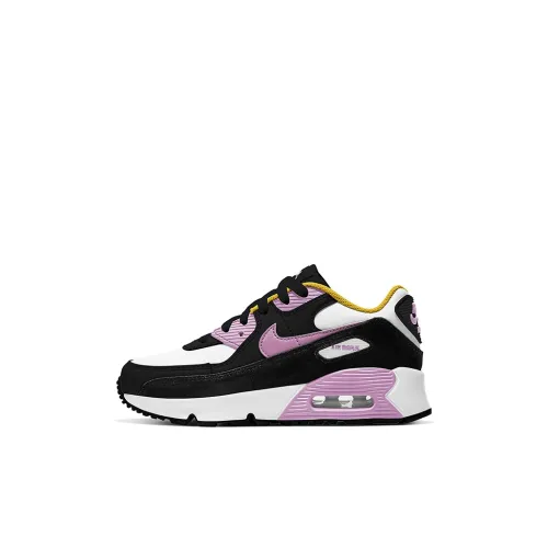 Nike Air Max 90 Kids Lifestyle Shoes Черный розовый белый для детей от 3 до 7 лет