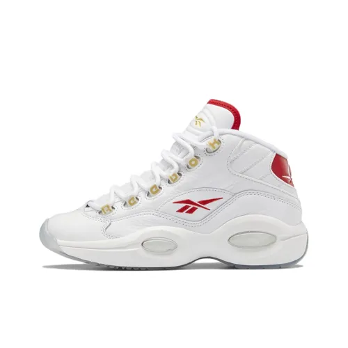 Reebok Question Детские баскетбольные кроссовки MID Топ Школьный возраст