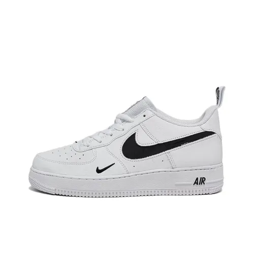 Nike Air Force 1 WILD Устойчивые к истиранию Низкие Скейтборд Кроссовки Белый Черный