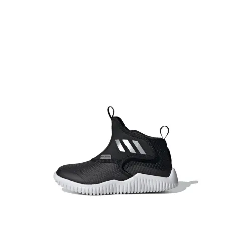 Adidas Rapidazen C Rdy C Slip Resistant MID Топ Детские беговые кроссовки Черный белый Children Возраст 3-7 лет