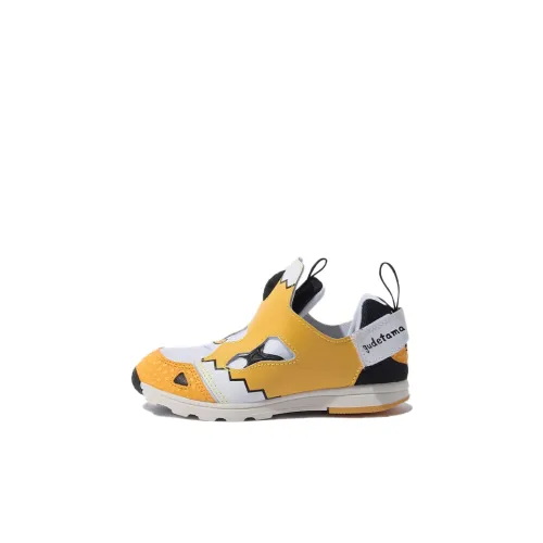 Gudetama x Reebok Versa Pump Fury Low Топ Беговые кроссовки Лимон Белый Infant And Toddler