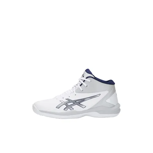 ASICS Gel Primeshot SP4 Устойчивый к истиранию MID Топ Детские Баскетбольные Кроссовки Белый Серый Детский