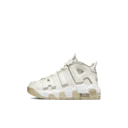 Nike Air More Uptempo Slip-resistant Амортизация Устойчивость к истиранию MID Топ Винтажные баскетбольные кроссовки