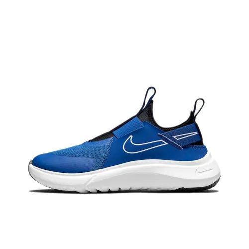 Nike Flex Plus Slip Resistant Abrasion Resistant Низкий Топ Детские Беговые Кроссовки Синий Подростки