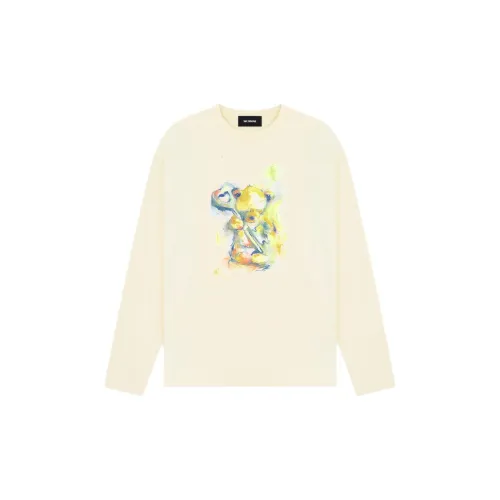 WE11DONE Т-рубашка с оборванным рукавом женская бежевая