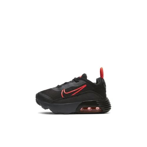 Nike Air Max 2090 Low Топ Обувь для малышей Черный Красный Infant And Toddler