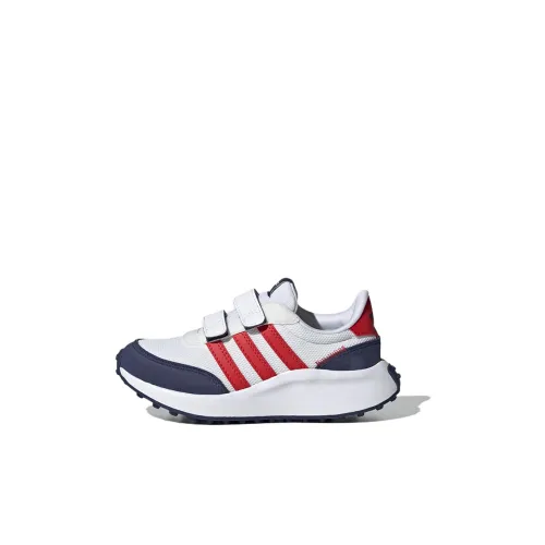 ADIDAS NEO Run 70S Устойчивый к истиранию Низкий Топ Детская Беговая Обувь Белая Детская