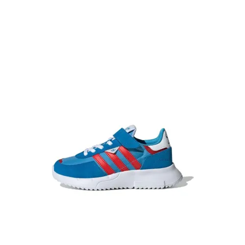 Adidas Originals Retropy F2 Устойчивый к истиранию Низкий Топ KIDS Лайфстайл Обувь Синий Дети 3-7 лет