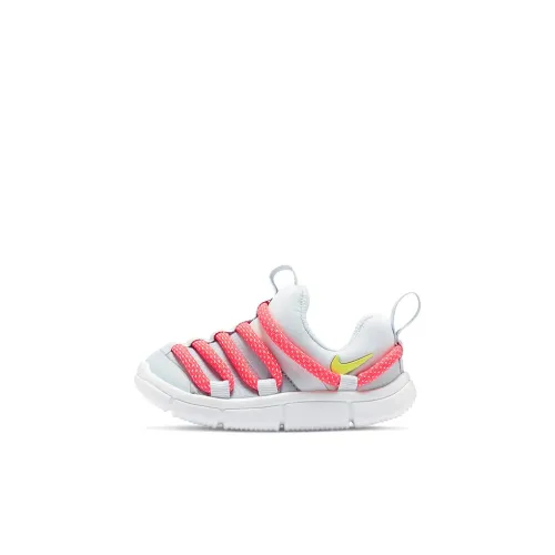 Nike Novice Устойчивый к истиранию Низкий Топ Спортивная Повседневная Обувь Серый Розовый Желтый Для Малышей и Детей