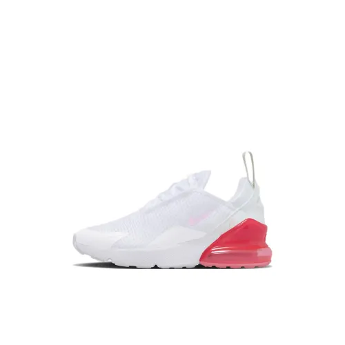Nike Air Max 270 Kids Lifestyle Shoes Белый Розовый Детские 3-7 лет
